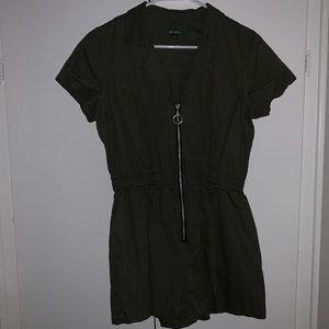 Olive Green Romper